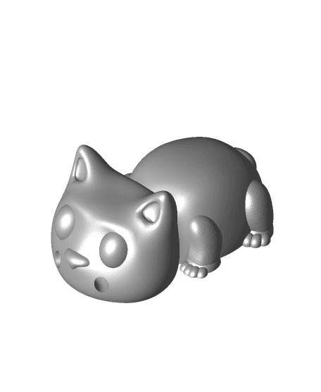 Cat Keychain 3d model