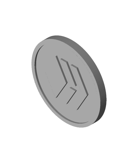 Hive Cryptocurrency Coin (HIVE) 3d model
