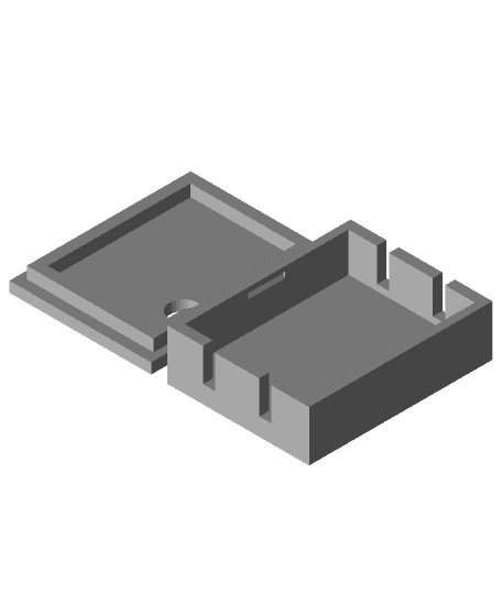 Mini DC to DC Converter Box 3d model