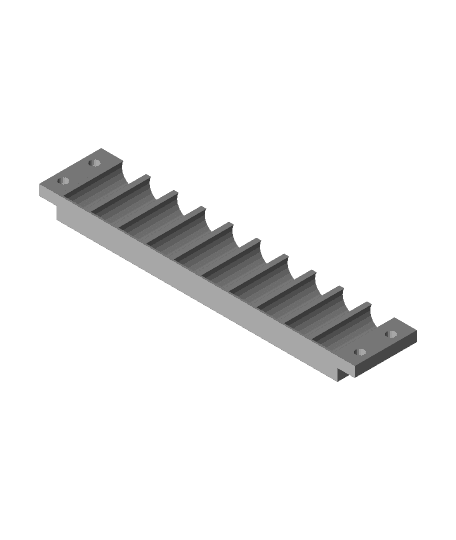 Nerf Dart Wall Holder by triumphinglosersbusiness full viewable 3d model