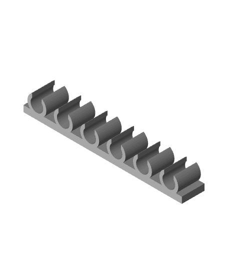 cable holder 6 large  3d model