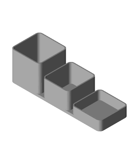 Tiered Boxes  3d model