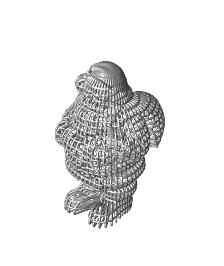wire fram Santa Claus supportless 3d model