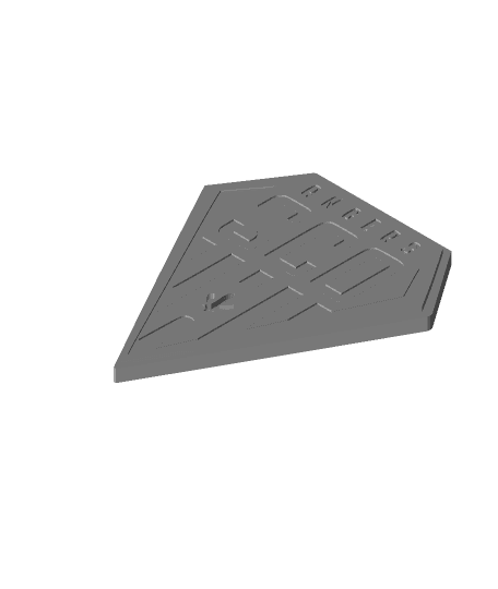 Angers Sporting Club de l'Ouest (Angers) coaster or plaque 3d model
