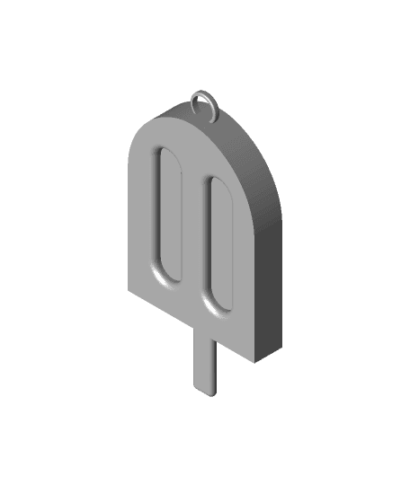 Popsicle Key Chain  by pressprint full viewable 3d model