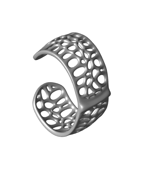 Voronoi Bracelet Mod 5 3d model