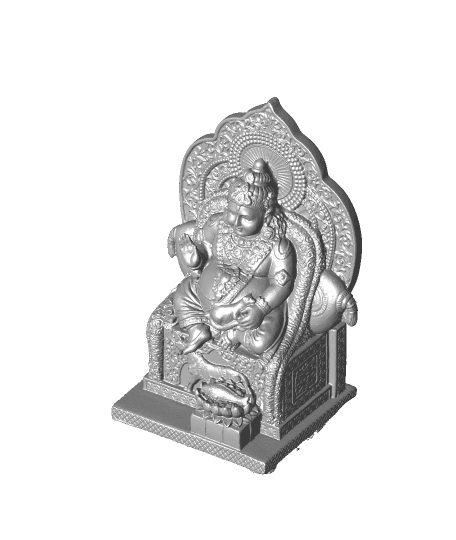 Kubera - Owner of the Treasures of the World by makinggodsofindia full viewable 3d model