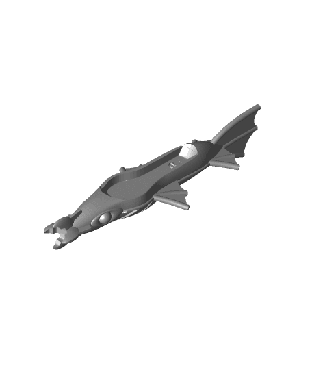 Lamprey Ship Spelljammer Miniature from DnD 3d model