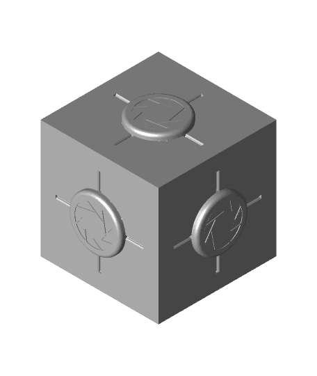 Aperture Science Weighted Storage Cube Part 1 (Full Size) 3d model