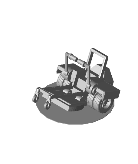 FHW:Lawnmower concept 3d model