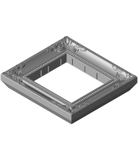 Picture frame for Mini Lithophane light Box 3d model