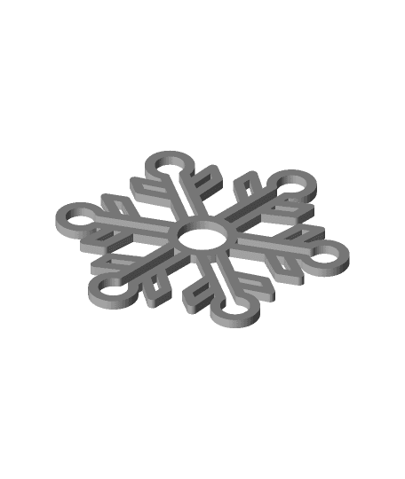 Snowflake v16 3d model