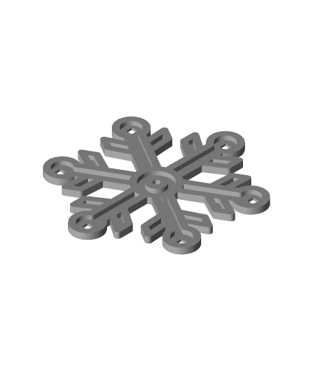 Snowflake v17 3d model