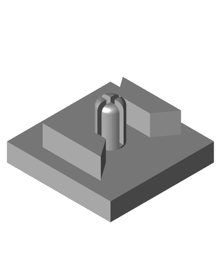 Top End Cap For 3D Printer 3d model
