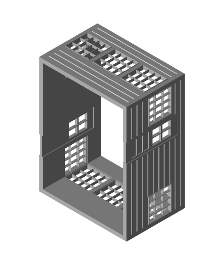 WWII Air Force Base Guard Shack 3d model