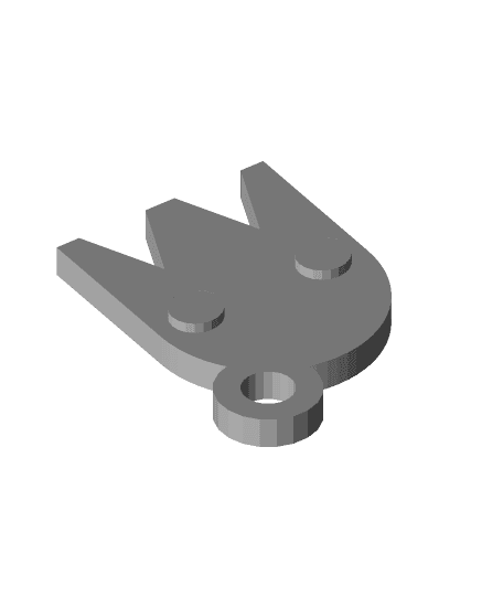 ghost keychain 3d model