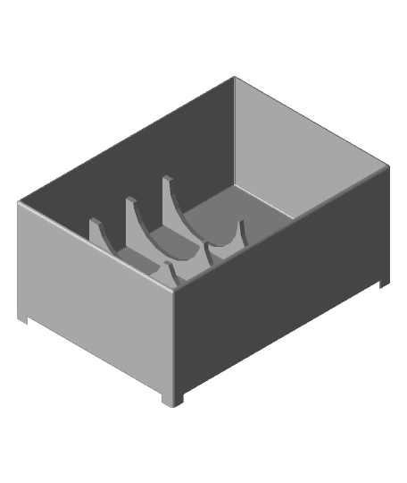 Acrylic Paint Bins for Harbor Freight's Portable Parts Storage Cases 3d model