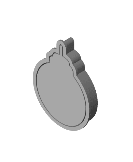 Ornament - Cookie Cutter with Stamp 3d model