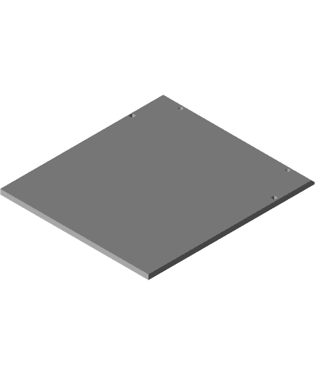 Semi Working WIP - FlashForge Finder Bed Tray V1.stl 3d model