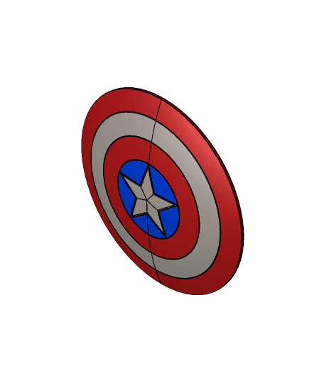 Captain Americas Shield (1940 - 2023) 3d model