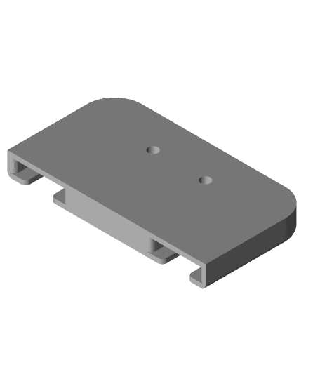 Xbox Controller Holder for desk with holes.stl 3d model