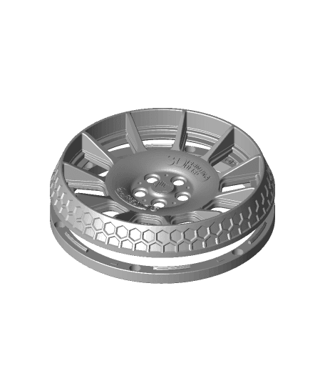 #3DPNSpeakerCover "Sparco" deep dish textured 3d model