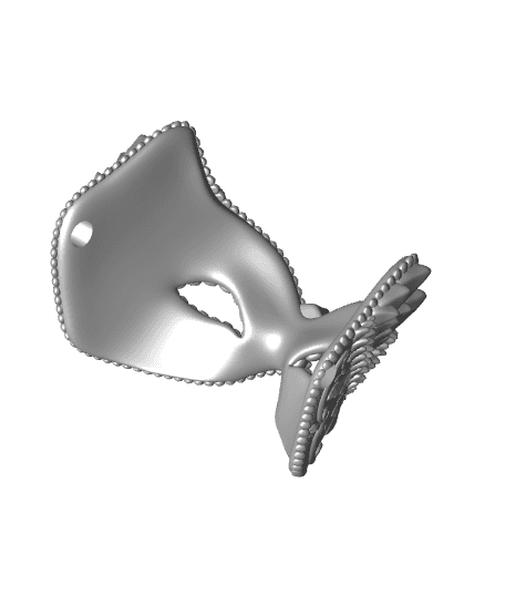 Mardi Gras Mask 3d model