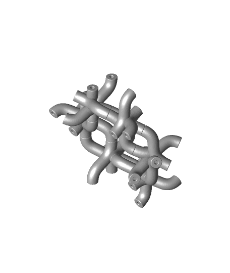 Tangled Tubes by DaveMakesStuff full viewable 3d model