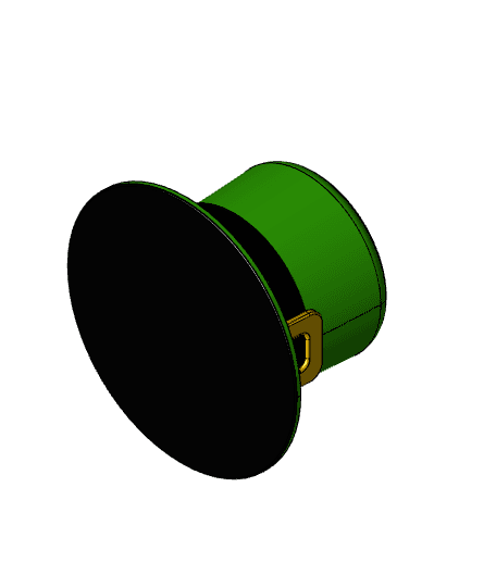 St. Patrick's Day Hat - Secret Container 3d model