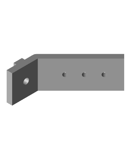 45 degree bracket for 2020 extrusion by peaberry full viewable 3d model