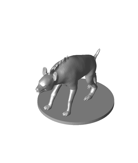 Giant Hyena by mz4250 full viewable 3d model
