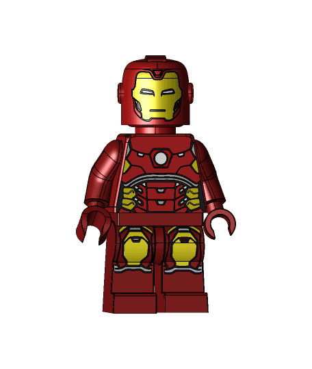Ironman LEGO 2 3d model