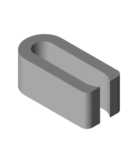 USB Cable Clips - 3 Sizes 3d model
