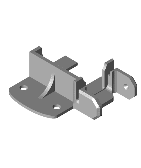 Ender 6 Cable Chain Mount 3d model