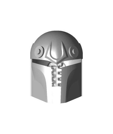 Loki Mandalorian Helmet by ReProps03 full viewable 3d model