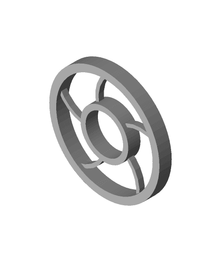 Wheel/Circle Fidget Spinner 3d model