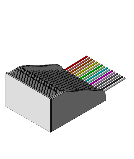 #TidyDesk - Pencil Organizer Simplified 3d model