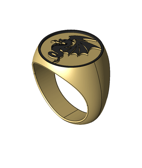 Dragon Ring v1.STEP 3d model