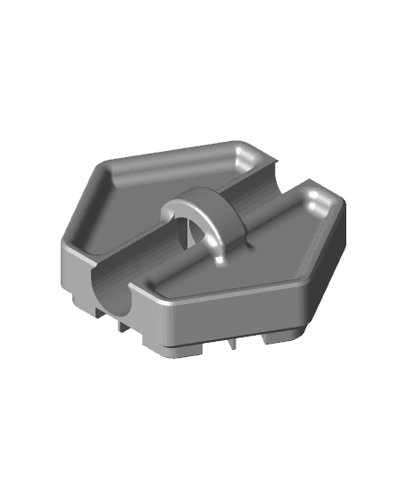 Hextraction Gauss Cannon Tile 3d model