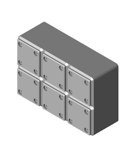 Gridfinity-Box-3x2x1.stl 3d model