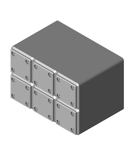 Gridfinity-Box-3x2x2.stl 3d model