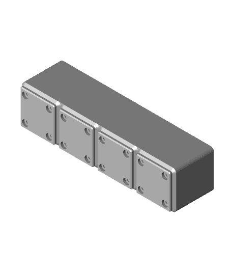 Gridfinity-Box-4x1x1.stl 3d model