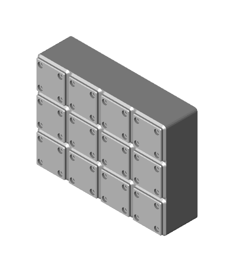 Gridfinity-Box-4x3x1.stl 3d model