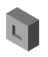 2X Height Square Pixel With Bump.stl 3d model