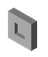 Standard Square Pixel With Bump.stl 3d model
