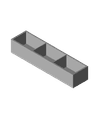 Gridfinity_LongDrawer_3_Compartment_Drawer.stl 3d model