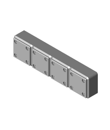 Divider Box 4x1x3 3-Compartment.stl 3d model