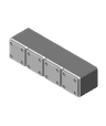 Divider Box 4x1x6 3-Compartment.stl 3d model