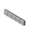 Divider Box 5x1x2 6-Compartment.stl 3d model
