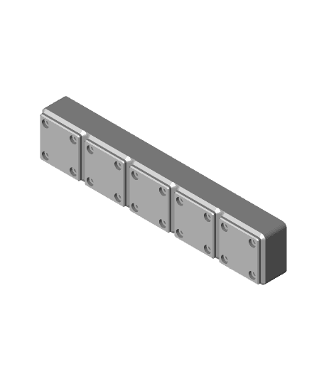 Divider Box 5x1x3 2-Compartment.stl 3d model